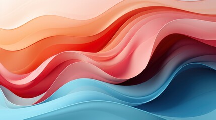 Obraz premium minimal abstract wave futuristic color palette, Futuristic Hues in Minimal Abstract Wave Design, Contemporary Colors in Abstract Futuristic Waves, Contemporary Hues in Minimal Abstract Waves,