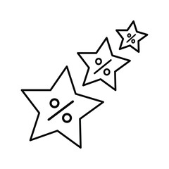 Shopping tags line icon. Special offer sign. Discount coupons symbol. Vector.
