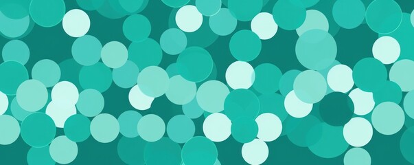 Teal repeated soft pastel color vector art circle pattern 