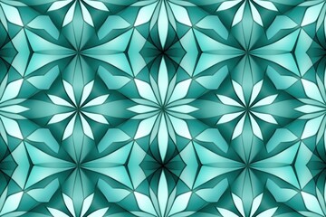 Turquoise repeated soft pastel color vector art geometric pattern 