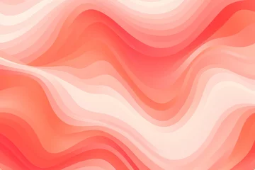 Fotobehang Vermilion repeated soft pastel color vector art line pattern  © GalleryGlider