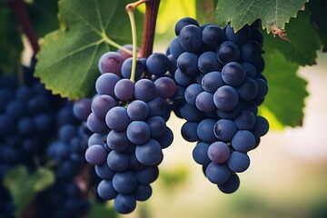 grapes on vine