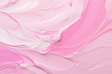 Pink paint texture, abstract light texture, splash of paint on a light background