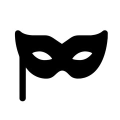 black carnival mask