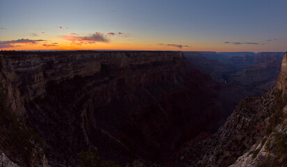 Sunset View of Monument Creek at Grand Canyon AZ