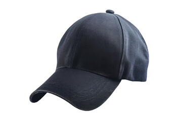 Black Baseball Cap on isolate Background, Simple, Stylish, and Versatile Headwear for Every Occasion