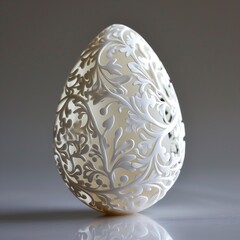easter egg ingraved with ornament