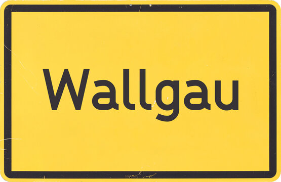 Ortsschild Wallgau