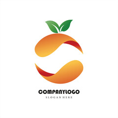 orange logo template