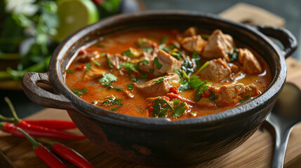 Thai Spicy Pork Rib Soup
