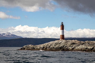 Lighthouse in Beagle Channel, Argentina, South America