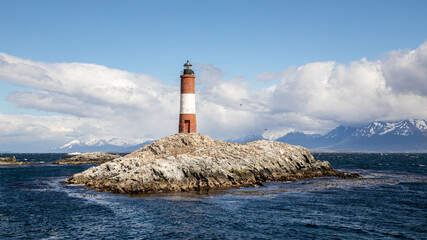 Lighthouse in Beagle Channel, Argentina, South America