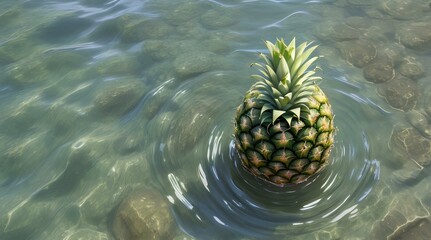 Pineapple on fresh