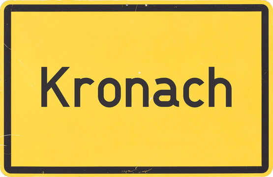 Ortsschild Kronach