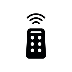 Remote Control Icon Vector Simple Design