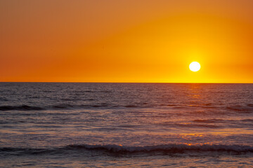Atardecer en el Pacífico