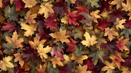 Naklejka na ściany i meble Captivating Colors: Dark Autumn Hues for Stylish Backgrounds