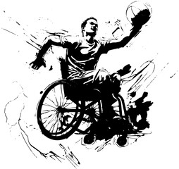 Obraz premium vektorgrafik menschen Leute sportler 