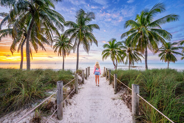 Smathers Beach Sunrise..Key West, Florida USA