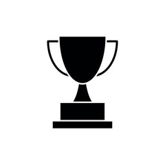 Trophy Icon Vector Simple Design