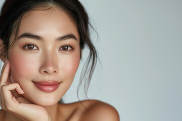 Fototapeta premium Portrait of a Youthful Asian Woman