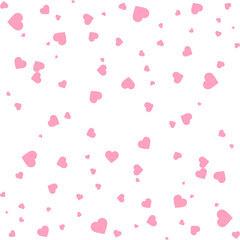 seamless pattern with hearts pink valentines daay