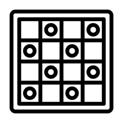 Fototapeta na wymiar checker game icon
