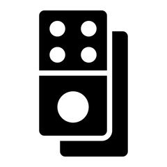 Domino game board icon
