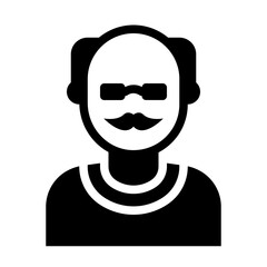 Grandpa people icon