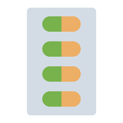 Pills bilster pack icon