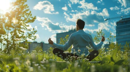 Harmony at Work Finding Balance through Outdoor Yoga