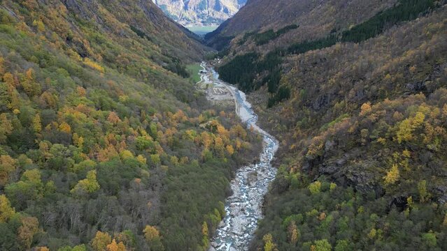 Buer, Buardalen Valley, Buarbreen, glacier arm of Folgefonna, Vestland, Norway