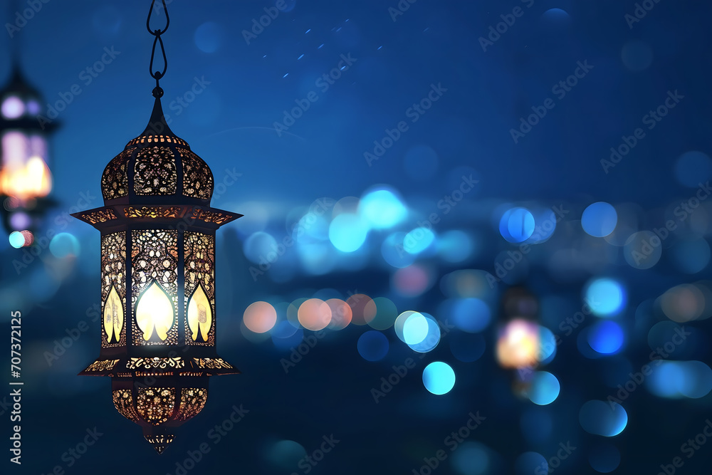 Wall mural ramadan Kareem, Ramadan lanterns