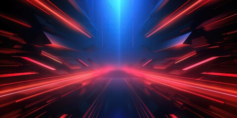 abstract background Scene for advertising, technology, showcase, banner, game, sport, business, metaverse, and others. Sci-Fi, Generative AI