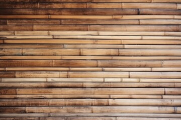 Brown bamboo plank fence texture as background