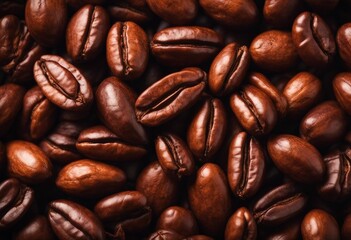 Fototapeta premium Aromatic cocoa beans background