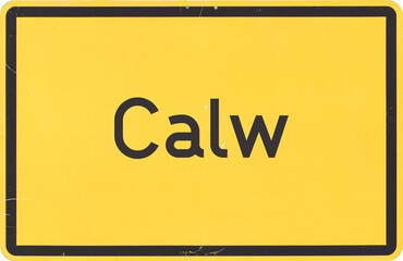 Ortsschild Calw