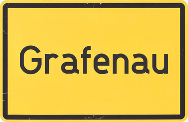 Ortsschild Grafenau