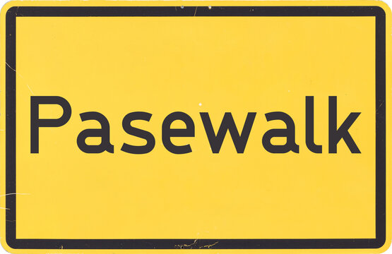 Ortsschild Pasewalk