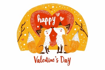 Valentine's Day postcard, holiday postcard, February 14th