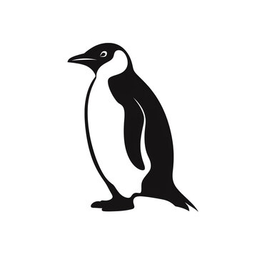 a black and white penguin