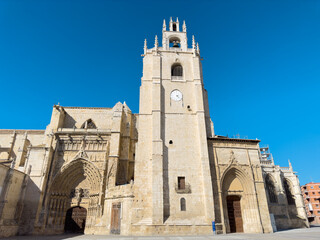Fototapeta na wymiar Palencia cathedral, Castilla y Leon, Spain. High quality photo