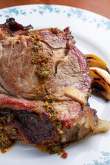 chuleta de cerdo ahumado