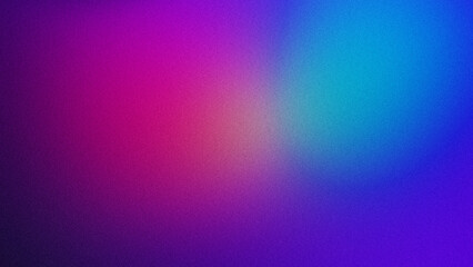 Blue purple grainy gradient vertical glowing abstract light wave on black noise texture background stock illustration. Background aesthetic. Vintage psychedelic backdrop.