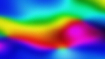 Obraz premium Abstract gradient blurred pattern colorful with grain noise effect background. Fluid website design. Background aesthetic. Vintage psychedelic backdrop. Purple, black, pink, blue.