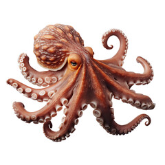 a close up of an octopus