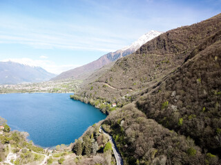 Lake Scanno L Aquila, Italy When nature is romantic: the heart shaped lake