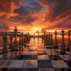 sunset chess