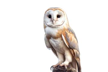 Foto op Aluminium a white and brown owl © ion