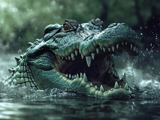 Obraz premium Crocodile.